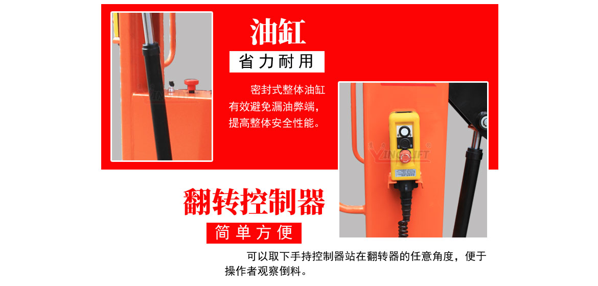 電動圓桶固體物料倒料車