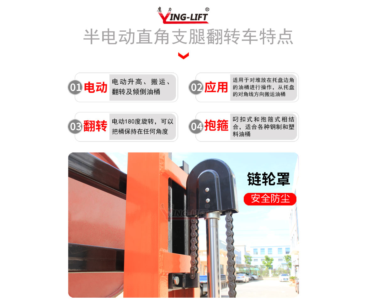 半電動直角支腿翻轉(zhuǎn)車