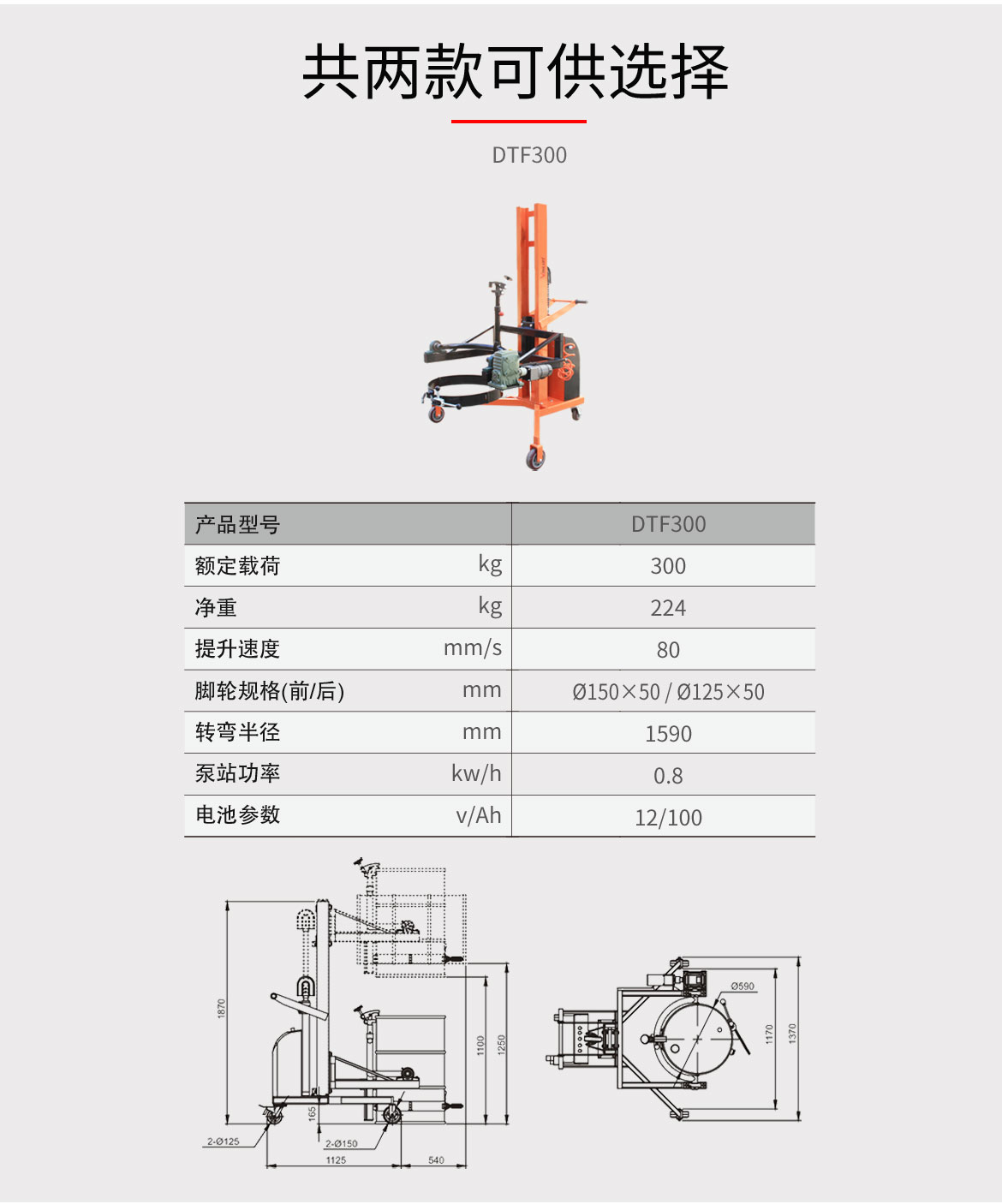 半電動直角支腿翻轉(zhuǎn)車