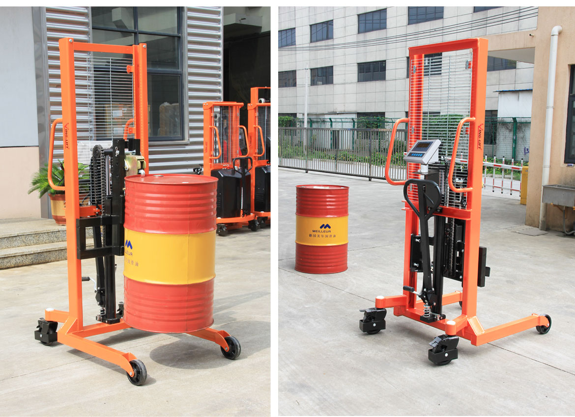 液壓油桶堆高車