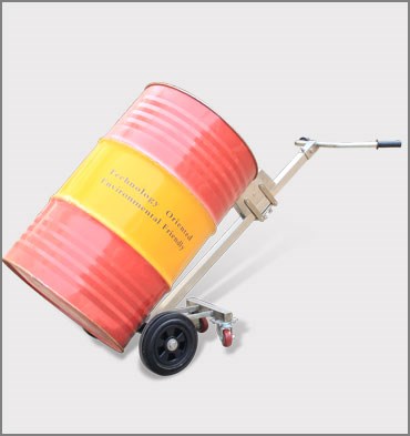 不銹鋼咬嘴油桶搬運車