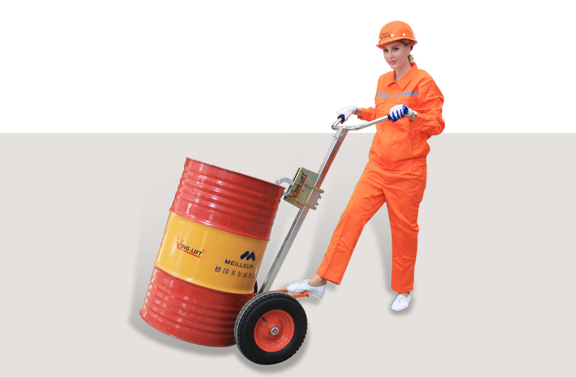 咬嘴油桶搬運車