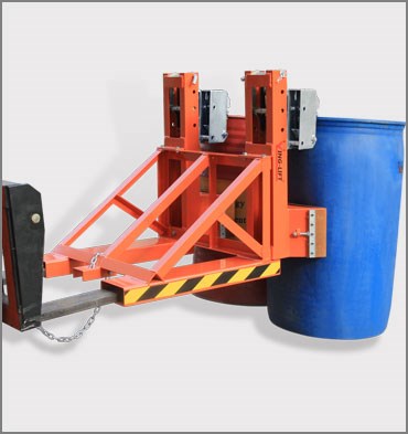 叉車專用重型雙油桶夾具