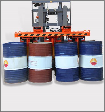 叉車(chē)吊車(chē)專(zhuān)用八桶油桶夾具