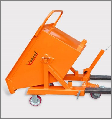 叉車、手推兩用物料斗