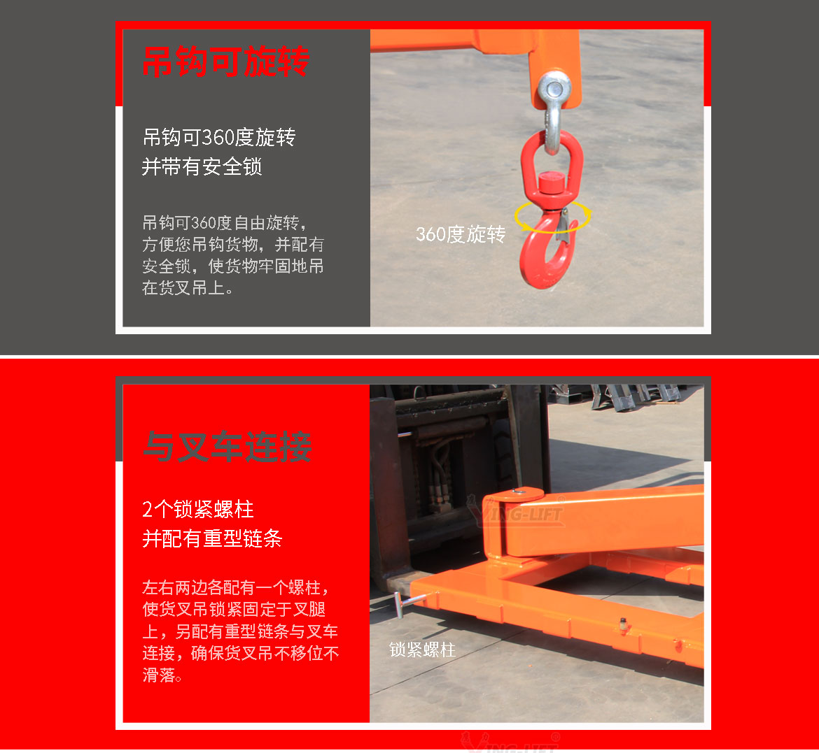 旋轉(zhuǎn)伸縮臂式貨叉吊