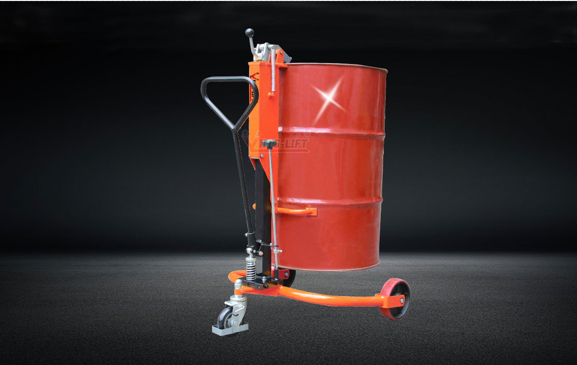 輕型液壓油桶搬運(yùn)車