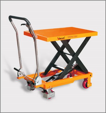 單剪手動液壓平臺車