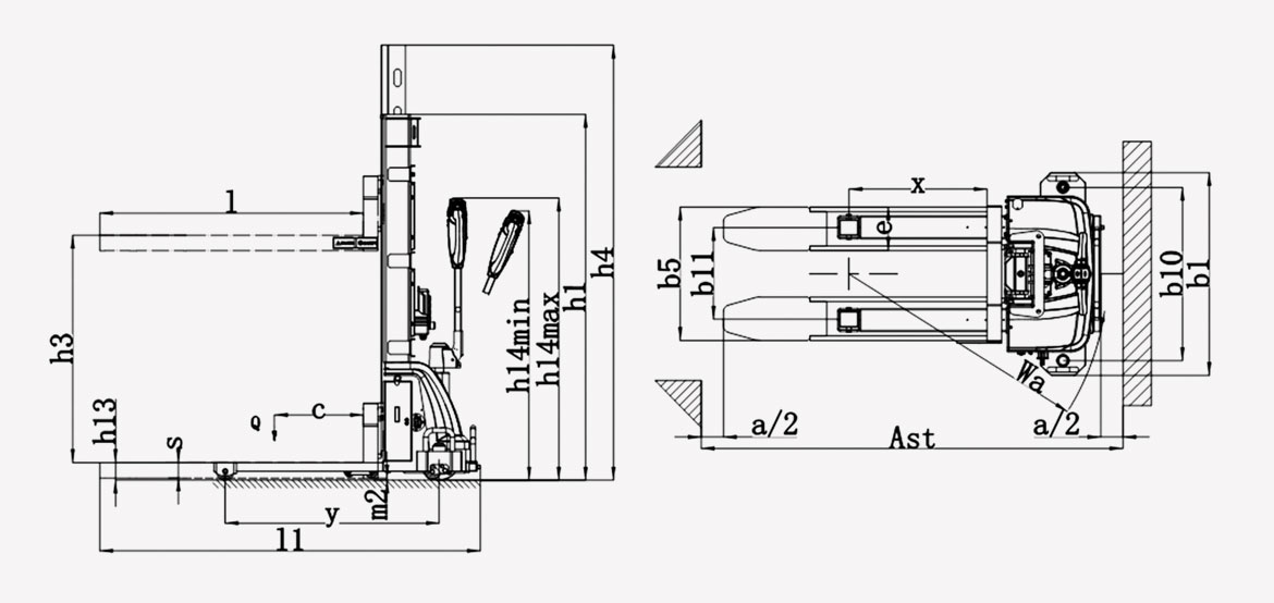 全電動(dòng)自提升堆垛機(jī)