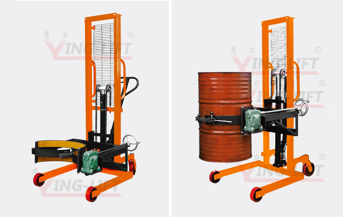 油桶翻轉(zhuǎn)堆高車